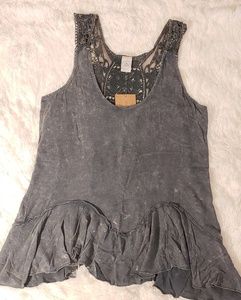 👚Paper Cranes asymmetrical top.